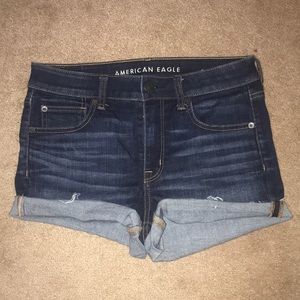 denim shorts